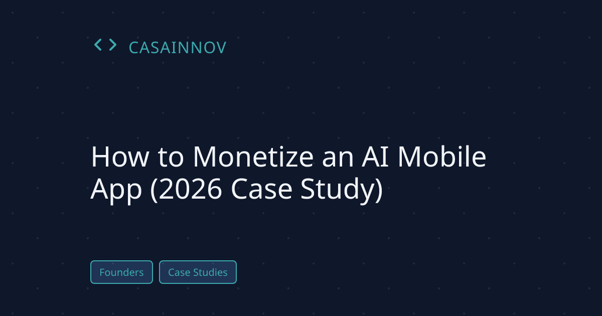 AI Mobile App Monetization Case Study