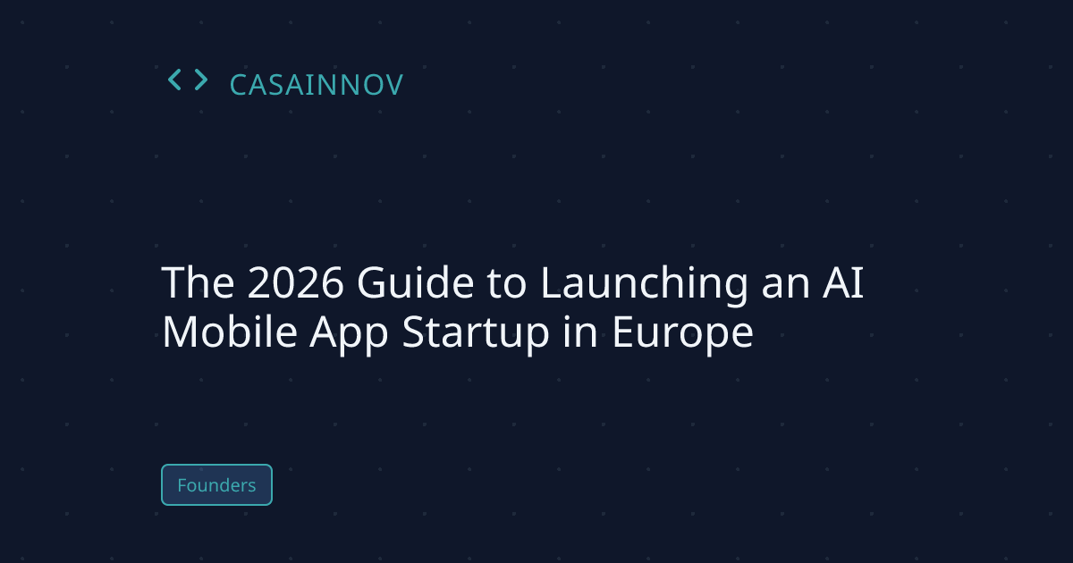 European AI Mobile App Startup Guide 2026