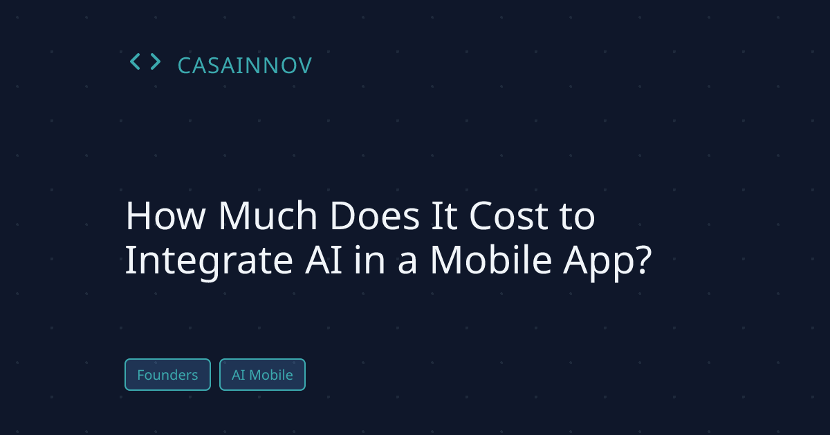 AI Integration Cost Breakdown
