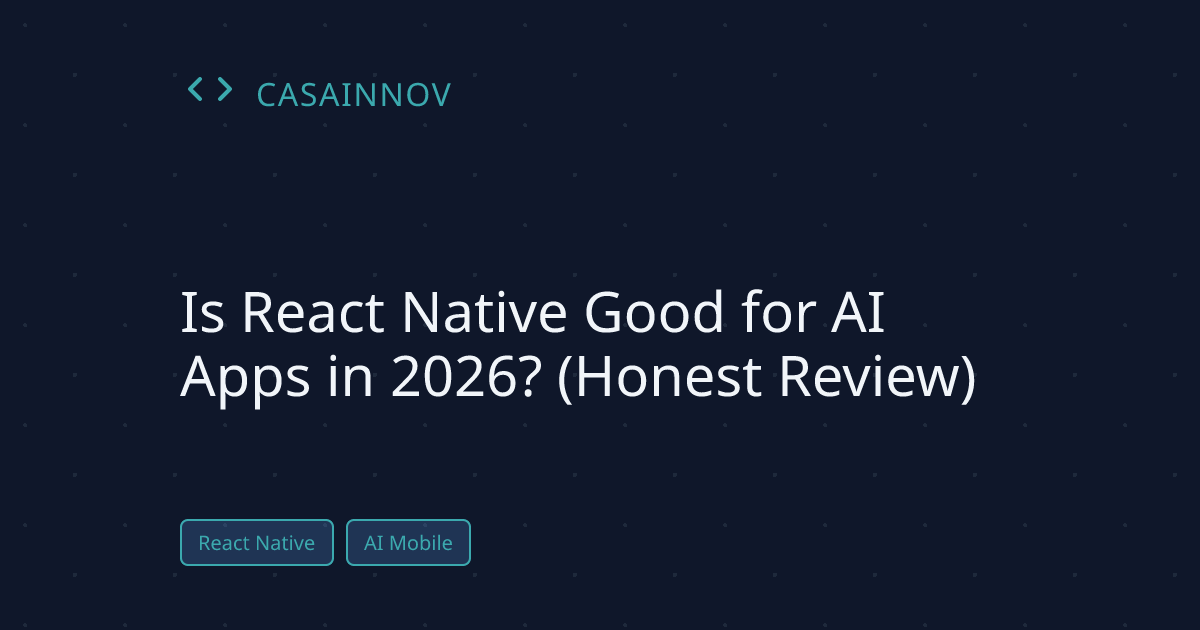 Is React Native Good for AI?