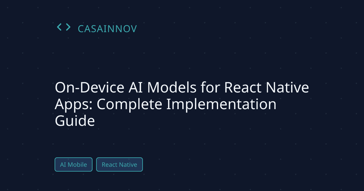 On-Device AI Models for React Native