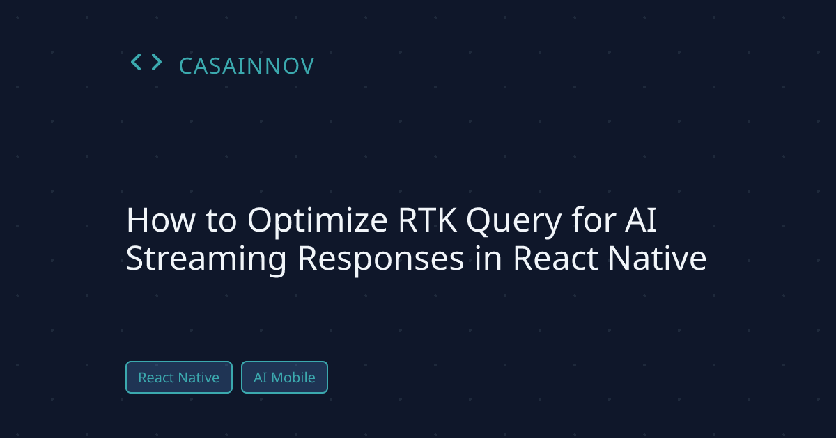 RTK Query AI Optimization